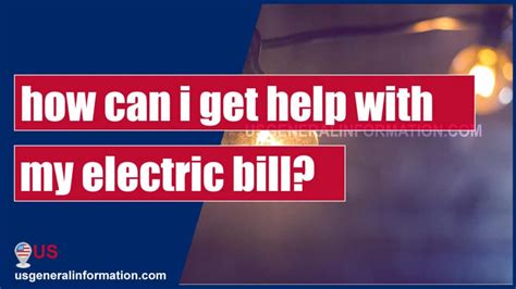 government help with electric bills